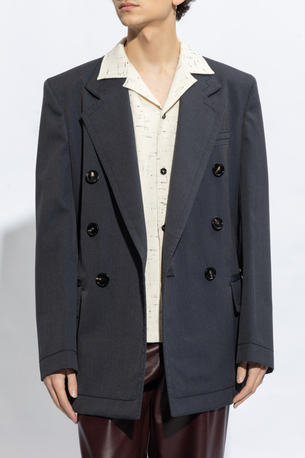 ジャケット BOTTEGA VENETA DARK BLUE WOOL BLAZER Bottega Veneta Sartorial Wool Blazer | Balardi